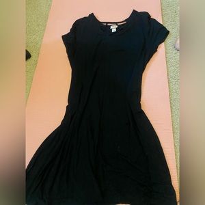 V- neck t shirt dress